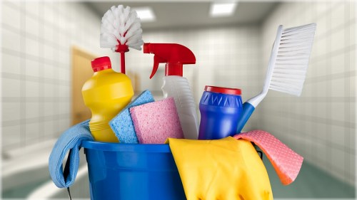 Office cleaning team preparing a professional workspace in Ealing