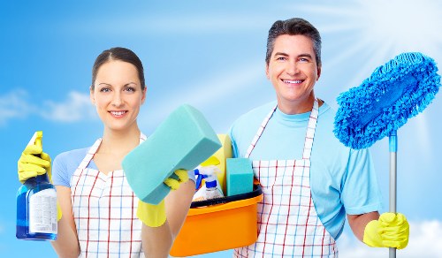 Kitchen and bathroom deep clean in Ealing property