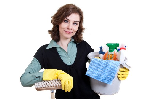 Local cleaners preparing an Ealing flat for new occupants